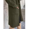 imageANRABESS Womens Cardigan Long Sweater Oversized Open Front Knit Duster Coat 2024 Trendy Lady Fall Coatigan OuterwearGreen