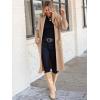 imageANRABESS Womens Cardigan Long Sweater Oversized Open Front Knit Duster Coat 2024 Trendy Lady Fall Coatigan OuterwearKhaki Apricot