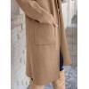 imageANRABESS Womens Cardigan Long Sweater Oversized Open Front Knit Duster Coat 2024 Trendy Lady Fall Coatigan OuterwearKhaki Apricot