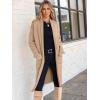 imageANRABESS Womens Cardigan Long Sweater Oversized Open Front Knit Duster Coat 2024 Trendy Lady Fall Coatigan OuterwearKhaki Apricot