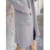 imageANRABESS Womens Cardigan Long Sweater Oversized Open Front Knit Duster Coat 2024 Trendy Lady Fall Coatigan OuterwearLight Grey