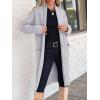 imageANRABESS Womens Cardigan Long Sweater Oversized Open Front Knit Duster Coat 2024 Trendy Lady Fall Coatigan OuterwearLight Grey