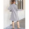 imageANRABESS Womens Cardigan Long Sweater Oversized Open Front Knit Duster Coat 2024 Trendy Lady Fall Coatigan OuterwearLight Grey