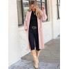 imageANRABESS Womens Cardigan Long Sweater Oversized Open Front Knit Duster Coat 2024 Trendy Lady Fall Coatigan OuterwearLight Pink