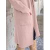 imageANRABESS Womens Cardigan Long Sweater Oversized Open Front Knit Duster Coat 2024 Trendy Lady Fall Coatigan OuterwearLight Pink