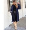 imageANRABESS Womens Cardigan Long Sweater Oversized Open Front Knit Duster Coat 2024 Trendy Lady Fall Coatigan OuterwearNavy Blue