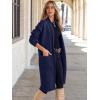 imageANRABESS Womens Cardigan Long Sweater Oversized Open Front Knit Duster Coat 2024 Trendy Lady Fall Coatigan OuterwearNavy Blue