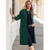 imageANRABESS Womens Cardigan Long Sweater Oversized Open Front Knit Duster Coat 2024 Trendy Lady Fall Coatigan OuterwearOpal Green