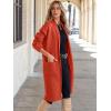 imageANRABESS Womens Cardigan Long Sweater Oversized Open Front Knit Duster Coat 2024 Trendy Lady Fall Coatigan OuterwearOrange Red