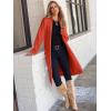 imageANRABESS Womens Cardigan Long Sweater Oversized Open Front Knit Duster Coat 2024 Trendy Lady Fall Coatigan OuterwearOrange Red