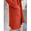imageANRABESS Womens Cardigan Long Sweater Oversized Open Front Knit Duster Coat 2024 Trendy Lady Fall Coatigan OuterwearOrange Red