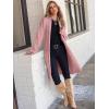 imageANRABESS Womens Cardigan Long Sweater Oversized Open Front Knit Duster Coat 2024 Trendy Lady Fall Coatigan OuterwearPink