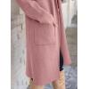 imageANRABESS Womens Cardigan Long Sweater Oversized Open Front Knit Duster Coat 2024 Trendy Lady Fall Coatigan OuterwearPink