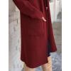 imageANRABESS Womens Cardigan Long Sweater Oversized Open Front Knit Duster Coat 2024 Trendy Lady Fall Coatigan OuterwearRed