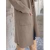 imageANRABESS Womens Cardigan Long Sweater Oversized Open Front Knit Duster Coat 2024 Trendy Lady Fall Coatigan OuterwearRed Khaki