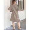 imageANRABESS Womens Cardigan Long Sweater Oversized Open Front Knit Duster Coat 2024 Trendy Lady Fall Coatigan OuterwearRed Khaki