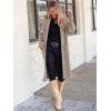 imageANRABESS Womens Cardigan Long Sweater Oversized Open Front Knit Duster Coat 2024 Trendy Lady Fall Coatigan OuterwearRed Khaki