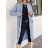 imageANRABESS Womens Cardigan Long Sweater Oversized Open Front Knit Duster Coat 2024 Trendy Lady Fall Coatigan OuterwearSky