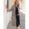 imageANRABESS Womens Cardigan Long Sweater Oversized Open Front Knit Duster Coat 2024 Trendy Lady Fall Coatigan OuterwearTaupe