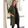 imageANRABESS Women Cardigan Sweater Jackets Open Front Thick Knit Oversized Blazer Coatigan 2025 Fall Winter Long Coats OutwearArmy Green