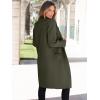 imageANRABESS Women Cardigan Sweater Jackets Open Front Thick Knit Oversized Blazer Coatigan 2025 Fall Winter Long Coats OutwearArmy Green