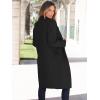 imageANRABESS Women Cardigan Sweater Jackets Open Front Thick Knit Oversized Blazer Coatigan 2025 Fall Winter Long Coats OutwearBlack