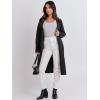 imageANRABESS Women Cardigan Sweater Jackets Open Front Thick Knit Oversized Blazer Coatigan 2025 Fall Winter Long Coats OutwearBlack