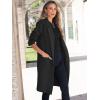 imageANRABESS Women Cardigan Sweater Jackets Open Front Thick Knit Oversized Blazer Coatigan 2025 Fall Winter Long Coats OutwearBlack