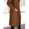 imageANRABESS Women Cardigan Sweater Jackets Open Front Thick Knit Oversized Blazer Coatigan 2025 Fall Winter Long Coats OutwearCaramel