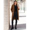 imageANRABESS Women Cardigan Sweater Jackets Open Front Thick Knit Oversized Blazer Coatigan 2025 Fall Winter Long Coats OutwearCaramel