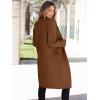 imageANRABESS Women Cardigan Sweater Jackets Open Front Thick Knit Oversized Blazer Coatigan 2025 Fall Winter Long Coats OutwearCaramel