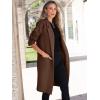 imageANRABESS Women Cardigan Sweater Jackets Open Front Thick Knit Oversized Blazer Coatigan 2025 Fall Winter Long Coats OutwearCoffee