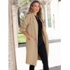 imageANRABESS Women Cardigan Sweater Jackets Open Front Thick Knit Oversized Blazer Coatigan 2025 Fall Winter Long Coats OutwearDeep Apricot