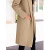 imageANRABESS Women Cardigan Sweater Jackets Open Front Thick Knit Oversized Blazer Coatigan 2025 Fall Winter Long Coats OutwearDeep Apricot