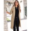 imageANRABESS Women Cardigan Sweater Jackets Open Front Thick Knit Oversized Blazer Coatigan 2025 Fall Winter Long Coats OutwearDeep Apricot