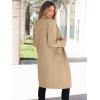 imageANRABESS Women Cardigan Sweater Jackets Open Front Thick Knit Oversized Blazer Coatigan 2025 Fall Winter Long Coats OutwearDeep Apricot