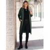 imageANRABESS Women Cardigan Sweater Jackets Open Front Thick Knit Oversized Blazer Coatigan 2025 Fall Winter Long Coats OutwearDeep Green