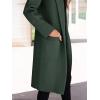 imageANRABESS Women Cardigan Sweater Jackets Open Front Thick Knit Oversized Blazer Coatigan 2025 Fall Winter Long Coats OutwearDeep Green
