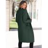imageANRABESS Women Cardigan Sweater Jackets Open Front Thick Knit Oversized Blazer Coatigan 2025 Fall Winter Long Coats OutwearDeep Green