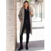 imageANRABESS Women Cardigan Sweater Jackets Open Front Thick Knit Oversized Blazer Coatigan 2025 Fall Winter Long Coats OutwearGray