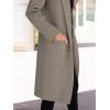 imageANRABESS Women Cardigan Sweater Jackets Open Front Thick Knit Oversized Blazer Coatigan 2025 Fall Winter Long Coats OutwearGray