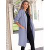 imageANRABESS Women Cardigan Sweater Jackets Open Front Thick Knit Oversized Blazer Coatigan 2025 Fall Winter Long Coats OutwearGray Blue