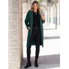 imageANRABESS Women Cardigan Sweater Jackets Open Front Thick Knit Oversized Blazer Coatigan 2025 Fall Winter Long Coats OutwearGreen