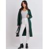 imageANRABESS Women Cardigan Sweater Jackets Open Front Thick Knit Oversized Blazer Coatigan 2025 Fall Winter Long Coats OutwearGreen