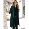 imageANRABESS Women Cardigan Sweater Jackets Open Front Thick Knit Oversized Blazer Coatigan 2025 Fall Winter Long Coats OutwearGreen