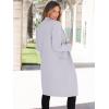 imageANRABESS Women Cardigan Sweater Jackets Open Front Thick Knit Oversized Blazer Coatigan 2025 Fall Winter Long Coats OutwearGrey Purple