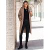 imageANRABESS Women Cardigan Sweater Jackets Open Front Thick Knit Oversized Blazer Coatigan 2025 Fall Winter Long Coats OutwearKhaki