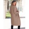 imageANRABESS Women Cardigan Sweater Jackets Open Front Thick Knit Oversized Blazer Coatigan 2025 Fall Winter Long Coats OutwearKhaki