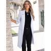 imageANRABESS Women Cardigan Sweater Jackets Open Front Thick Knit Oversized Blazer Coatigan 2025 Fall Winter Long Coats OutwearLight Blue