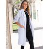 imageANRABESS Women Cardigan Sweater Jackets Open Front Thick Knit Oversized Blazer Coatigan 2025 Fall Winter Long Coats OutwearLight Blue